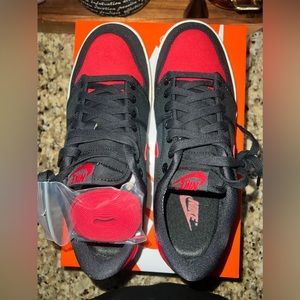 New Nike Dunk AJKO 1 Low Red Black